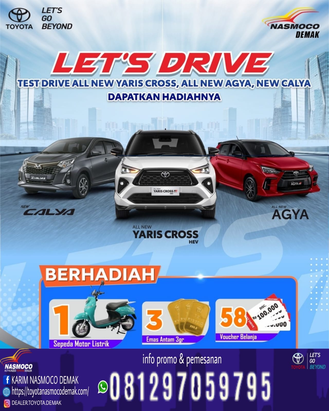 TEST DRIVE TOYOTA BERHADIAH